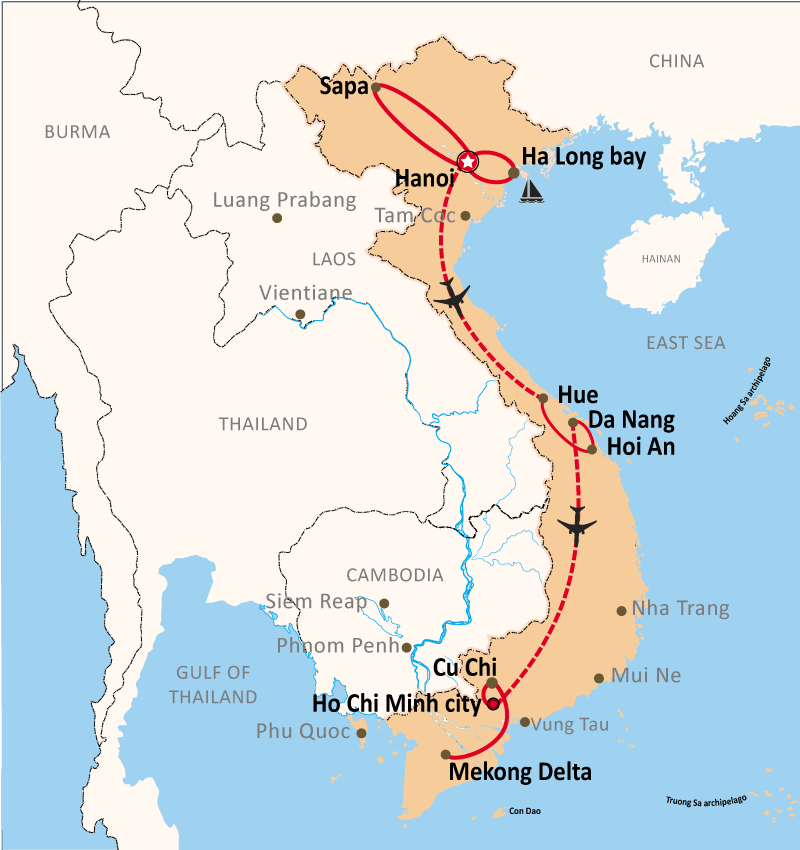 THROUGHOUT VIETNAM